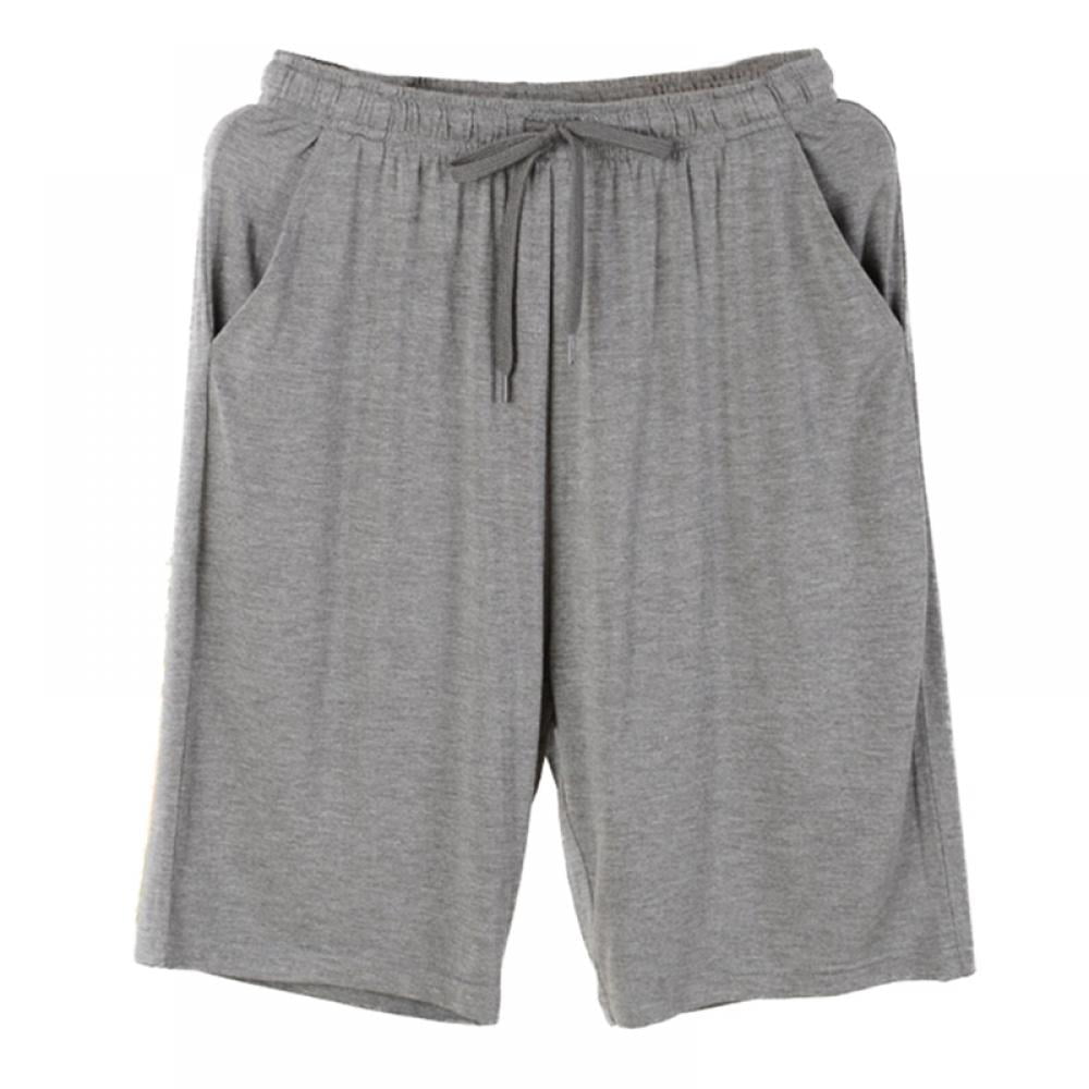 Lounge Boxer shorts Men's Loose Cotton Pajamas Sports Running Casual Home Pants