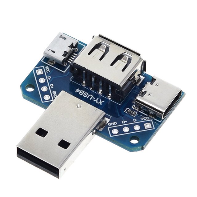 Connecteur USB Petit Adaptateur d'Installation Simple Haute Ajustement Type-C Numérique pour Réparation de Planche Électronique