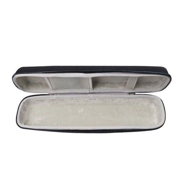 Billuyoard Caja de almacenamiento para alisar el cabello, resistente al agua, de gran capacidad, portátil, plancha alisadora de EVA, Estuche de Almacenamiento y organización del hogar Negro