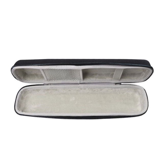 Toystoory Caja de almacenamiento para plancha de pelo de viaje, herramienta de peluquería EVA portátil de gran capacidad, estuche de Almacenamiento y organización del hogar Negro