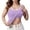 Light Purple, variant on Camisole with Built In Bra 2 In 1 Comfy Trendy Summer Tshirt Activewear Gym Sports Basic Yoga Cami Shirt