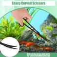 thumbnail image 3 of Kit de herramientas para aquascaping Liveek 4 en 1 de acero inoxidable negro, 3 of 7