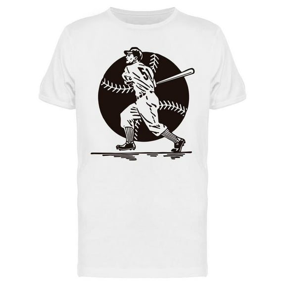Sketch - Home Run  T-Shirt Men -Image by Shutterstock, Male XX-Large