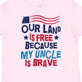 thumbnail image 4 of Inktastic Military Uncle Proud Nephew Freedom Boys or Girls Toddler T-Shirt, 4 of 5