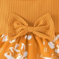 thumbnail image 5 of NOLDARES Girls Dress Short Sleeve Solid Color Tunic A-Line Tiered Swing Dress Cute Summer Party(Yellow,3-6 Months), 5 of 8