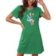 thumbnail image 4 of Camisón corto de talla grande para mujer, camisón de manga corta con estampado de pecho a la moda, camisón para mujer, 4 of 7