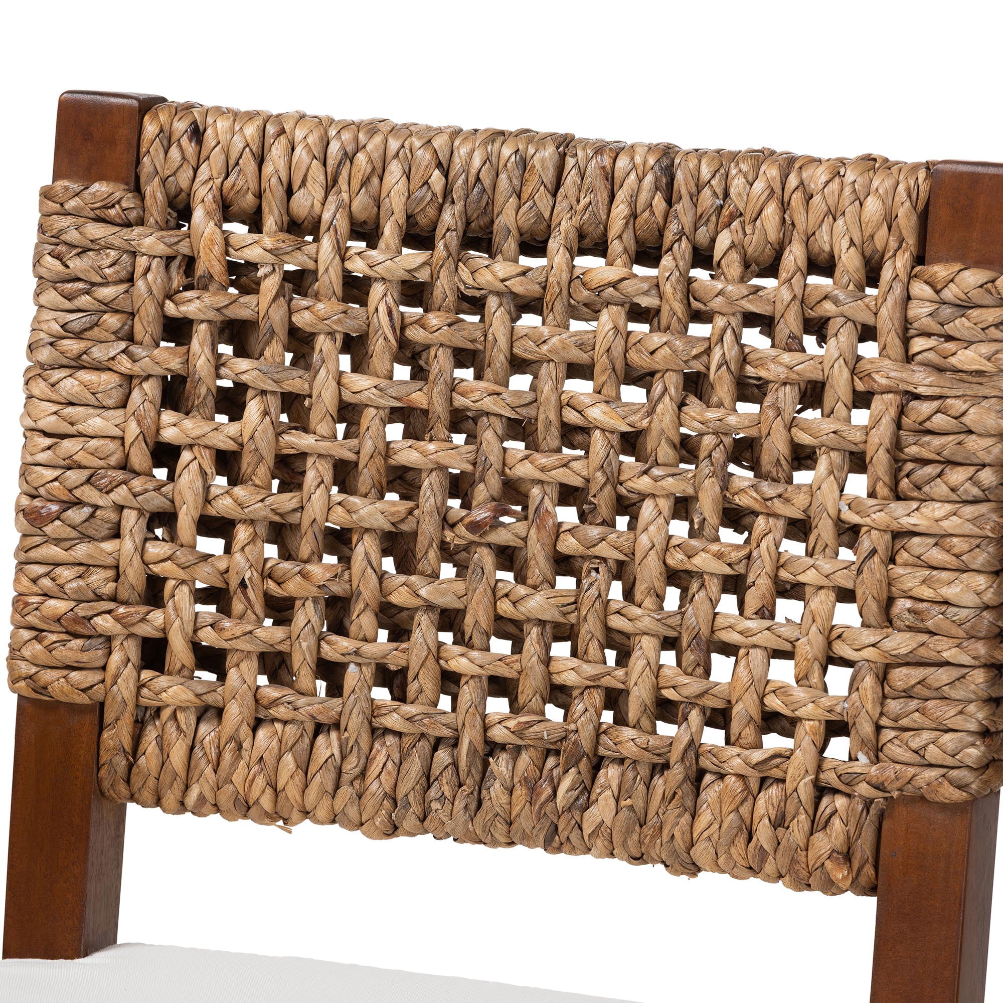 bali & pari Alise Boho Dining Chair, 18"H, Natural