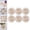 Set D, variant on balikha 6pcs Christmas Macrame Wooden Ornaments in Handcrafted DIY Round Disks for The Crafts Kids Suspended Crafts Decorations Decorations Set C