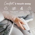 thumbnail image 4 of Pure Enrichment WeightedWarmth - 2-in-1 Heated Weighted Blanket, 13 lbs (50” x 60”) Large, 4 Relaxing InstaHeat Settings, Cozy and Soft Micromink and Sherpa, Reversible Throw with Storage Bag, 4 of 8