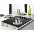 thumbnail image 4 of Heat Diffuser Plate, Grouarty Stainless Steel Cooking Induction Adapter Simmer Plate for Electric Gas Glass Cooktop Hob Ring, Induction Cooktop Converter Plate With Handle 9.45inch, 4 of 5