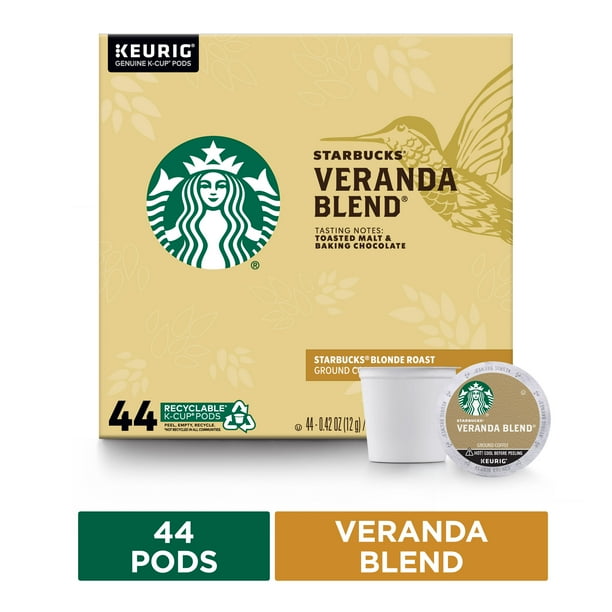 starbucks blonde roast coffee k cups veranda blend 72 ct
