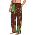 thumbnail image 2 of Daiia Frogs and Mushrooms Men's Sleep Pant with Pockets and Drawstring,Pajama Pants-X-Large, 2 of 9