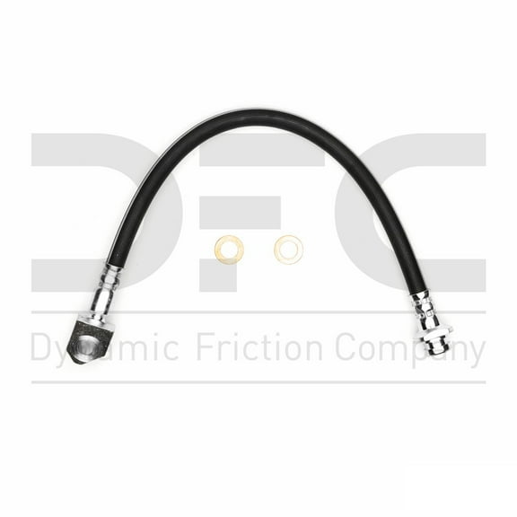 Front Left Dynamic Friction Company Brake Line Hose 350-67075 For 1983-1986 Nissan 720, 1984-1986 Nissan Pickup, 1986 Nissan D21