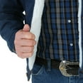 thumbnail image 3 of Wrangler Mens Original Denim Button Front Jean Sherpa Lining Jacket 74255PW S, 3 of 3