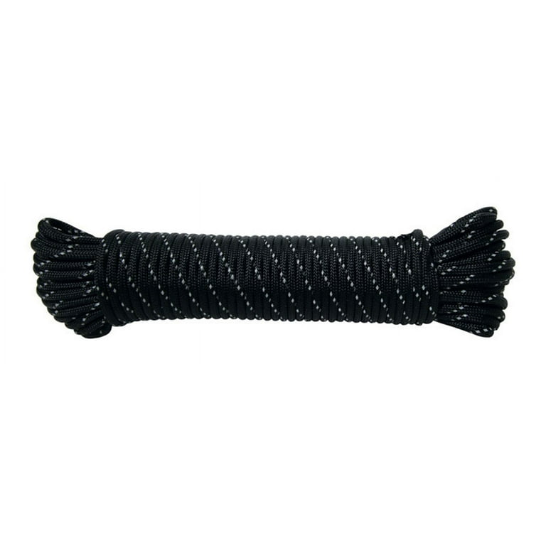 SecureLine 5/32 in. D X 50 ft. L White Braided Nylon Paracord SecureLine 5/32 in. D X 50 ft. L White Braided Nylon Paracord