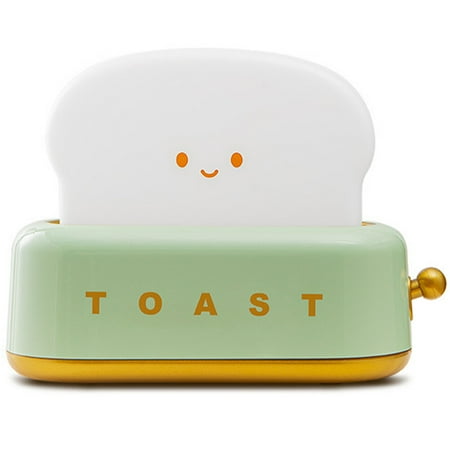 

Kids Night Light Usb Charging Child Infant Bedside Lamp Toaster Shape Desk Lamp