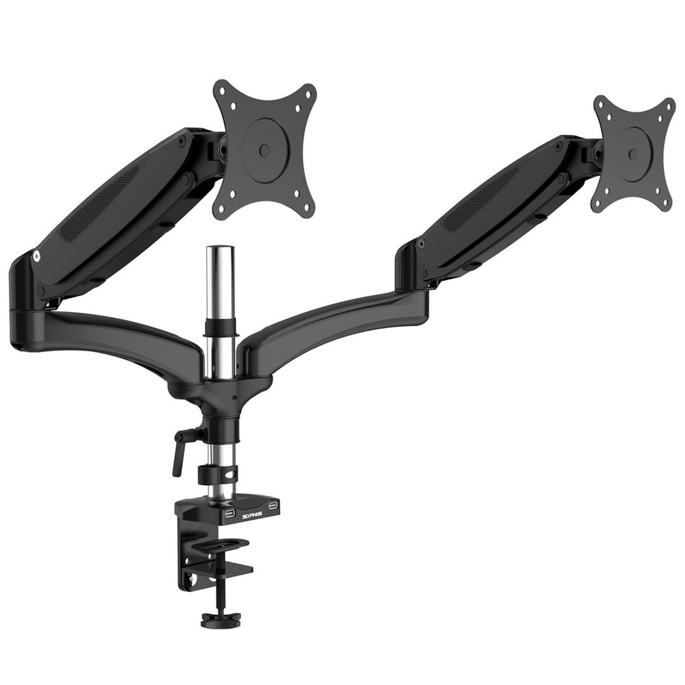 VIVO Premium Aluminum Full Motion Dual Monitor Arm Desk Mount Stand