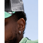 COVE Versatile Cross Stud Earrings, Ideal for Casual, Streetwear & Special Occasions