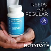 BodyBio - Butyrate Gut Health Supplement 60 Sodium Capsules