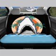 thumbnail image 3 of FUIALDOLG Shark Palm Tree Rear Bench Seat Covers for SUV, 2 Piece Non-Slip Car Rear Seat Covers Easy to Install Durable Back Seat Covers, 3 of 4