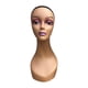 thumbnail image 1 of Cabeza de maniquí calva femenina Soporte para peluca Suave Durable 19 pulgadas Modelo de exhibición de peluca Maniquí Soporte para cabeza de peluca Púrpura, 1 of 8