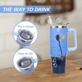 thumbnail image 5 of Police Officer Gifts for Men Him, 40 Oz Tumbler Cup with Handle and Lid Straw, Police Appreciation Gifts for Women Her Birthday Gift Ideal, 40 Oz Stainless Steel Tumblers Mug Water Bottle, 5 of 6
