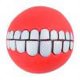 thumbnail image 1 of Juguetes de limpieza de dientes para perros de 8 cm, juguetes para masticar, juguetes de pelota con sonido chirriante, productos para mascotas (rojo), 1 of 4