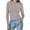 Gray, variant on Maean Women Basic Shirts Crew Neck Long Sleeve Plain Tshirts Ruched Tunic Tops Fall Casual Tees