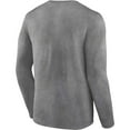 thumbnail image 3 of Men's Fanatics  Heather Charcoal Las Vegas Raiders Washed Primary Long Sleeve T-Shirt, 3 of 3