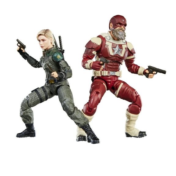 Marvel Legends Series Yelena Belova and Red Guardian, Thunderbolts Movie Action Figures