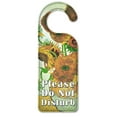 thumbnail image 1 of Do Not Disturb Door Knob Hanger Sign - Van Gogh: Sunflowers, 1 of 3