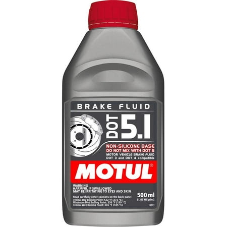 Motul 100951 DOT 5.1 Brake Fluid - 1/2 L. (Best Dot 5.1 Brake Fluid)