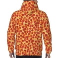thumbnail image 3 of Bingfone Pizza Men's Drawstring Hoodie Long Sleeve Pocket Sweatshirts-XX-Large, 3 of 6
