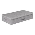 thumbnail image 1 of Large Underbed Storage Containers Foldable Organizing Sturdy under The Bed Storage Bags for Bedding Quilt Pillow Clothes Basement Dormitory, 1 of 5