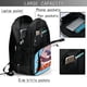 thumbnail image 4 of Balery Sushi Salmon Surfing Mochila con carga USB para hombre y mujer - Mochila impermeable y antirrobo para laptop con puerto USB para viajes, trabajo, 4 of 7