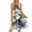 Gray 3, variant on Womens Dress Summer Pleated Midi Dress for Women Elegant Floral Maxi Dresses Plus Size Wedding Guest A-line Ruffle Smoked Dresses Summer Beach Holiday Outfits