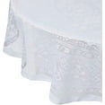 thumbnail image 4 of Round White Lace Tablecloth. Size 180 cm-70 inches, 4 of 4