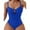 Blue, variant on Long Sleeve Monokini for Women Performance Surfing Swimsuit Sun Protection Rash Guard Beach Holiday Athletic Swimwear for Women
