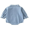 thumbnail image 2 of MesaSe Combinaison en Denim à Manches Longues pour Bébé Garçon Fille, 2 of 4