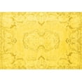 thumbnail image 1 of Ahgly Company Machine Washable Indoor Rectangle Persian Yellow Traditional Area Rugs, 2' x 3', 1 of 4
