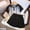 Black, variant on Eltusu Boys Outfit Sets, Short Sleeve Elastic Waistband Casual T-Shirts & Shorts Sets Coffee Size 16-17 T