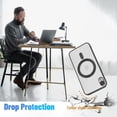 thumbnail image 5 of Magnetic for iPhone XR Case,Electroplated Clear Slim iPhone XR Phone Case with Camera Protection,Shockproof iPhone XR Case Compatible with MagSafe, Black Edge, 5 of 7