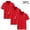 Red, variant on Amidoa 3 Pack Children's Polo Shirts Short Sleeve – Boys Girls Casual Sport Performance Tee Set Solid Color School Uniform,Light Blue Size 8