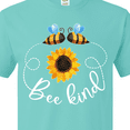 thumbnail image 4 of Inktastic Bee Kind Bees and Sunflower T-Shirt, 4 of 5