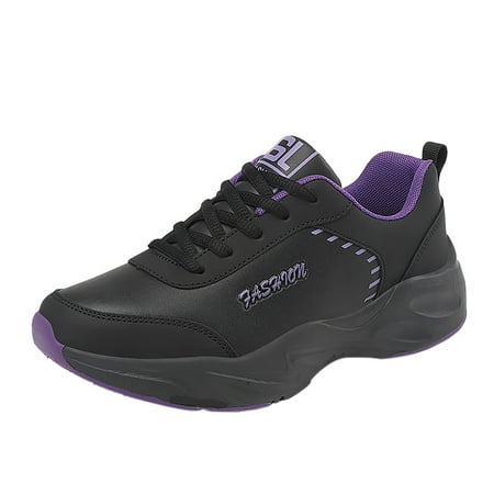 

GNEIKDEING Leisure Women s Lace Up Travel Soft Sole Comfortable Shoes Outdoor Shoes Runing Sports Breathable Shoes Gift on Clearance