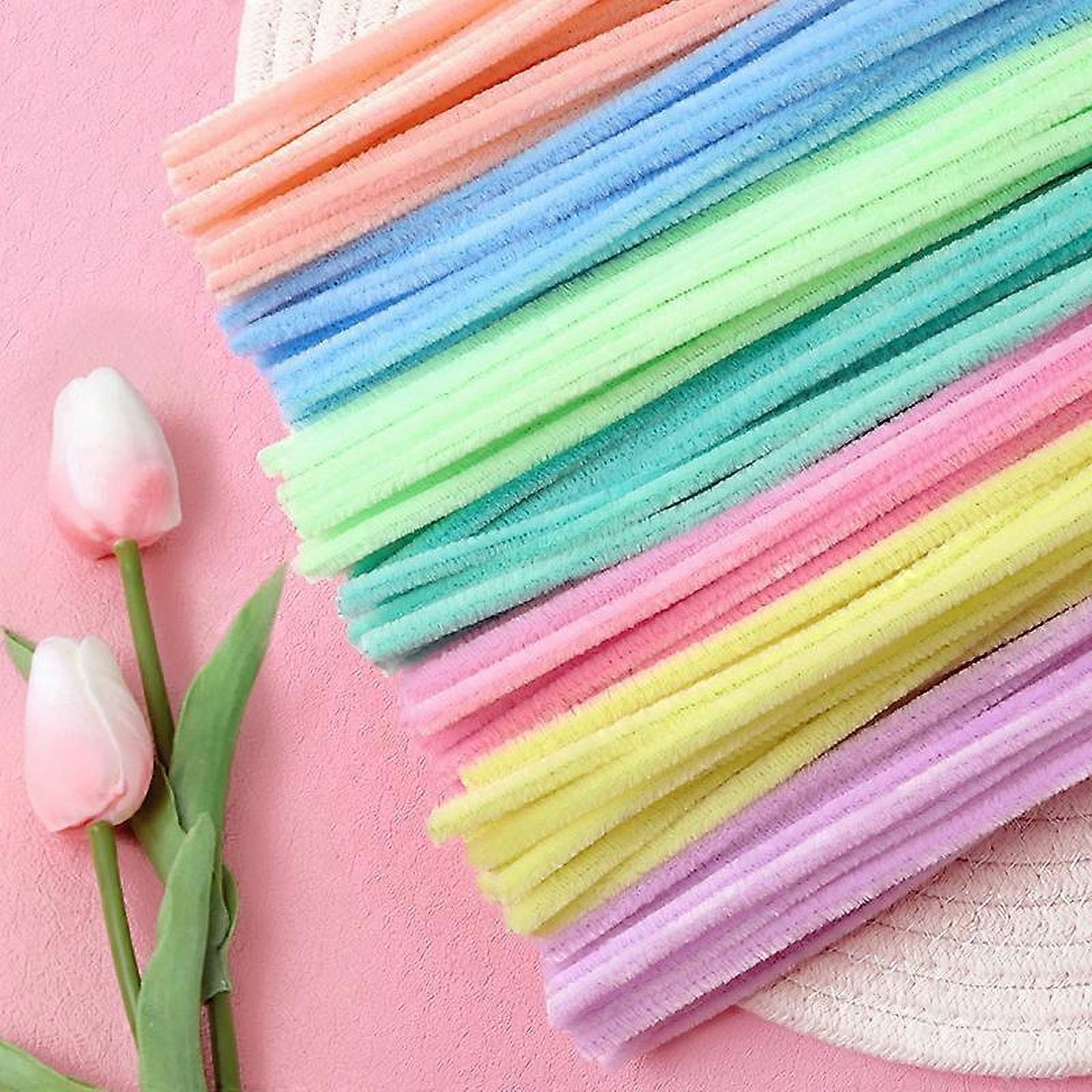 AWESHADES 100Pcs Pipe Cleaners 30cm/12 inch Chenille Stems for DIY Art Crafts