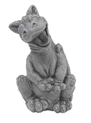 Little Darling Dragon 'Too Much Noise'-cast stone-cute baby animal-garden statue 