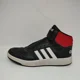 thumbnail image 3 of Adi - das Mens Hoops 2.0 DB0079 Black Casual Shoes Sneakers Size 8.5 NO LACES, 3 of 6