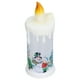 thumbnail image 5 of Velas navideñas sin llama LED Sincero Simulación de llama Santa Claus decoración Luz de noche, 5 of 10