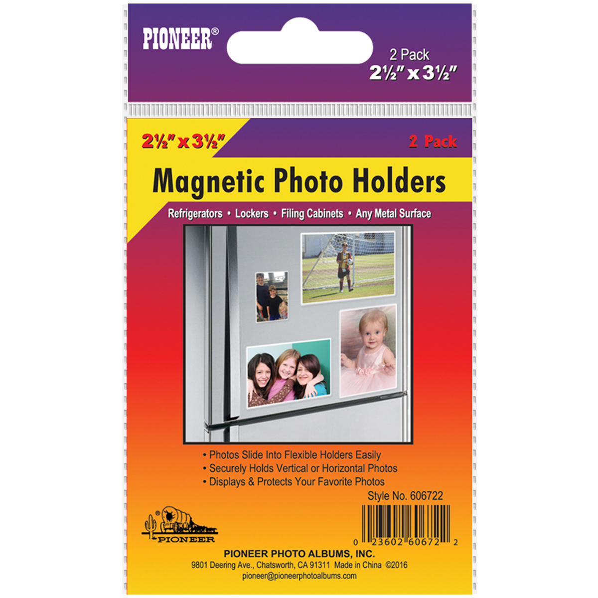 Photo Holders 2/Pkg2.5"X3.5"